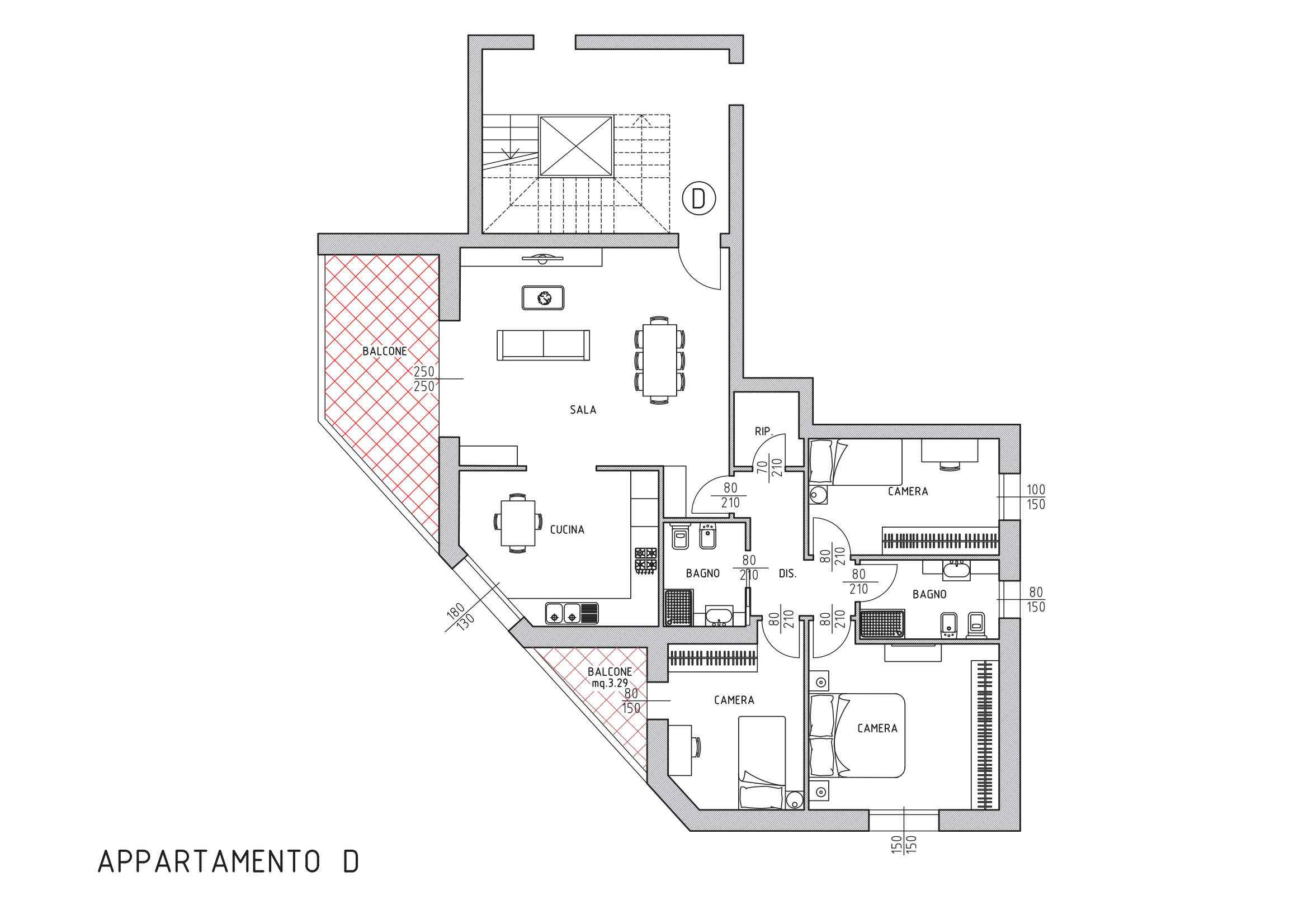 appartamento D primo piano
